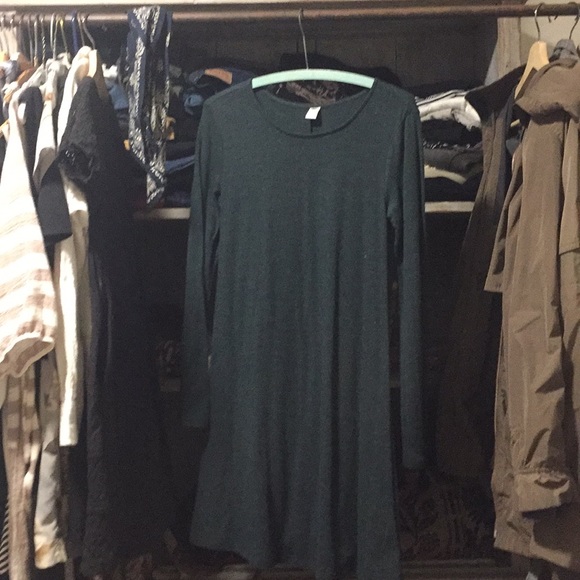 Old Navy Dresses Emerald Green Tshirt Dress Piko Poshmark